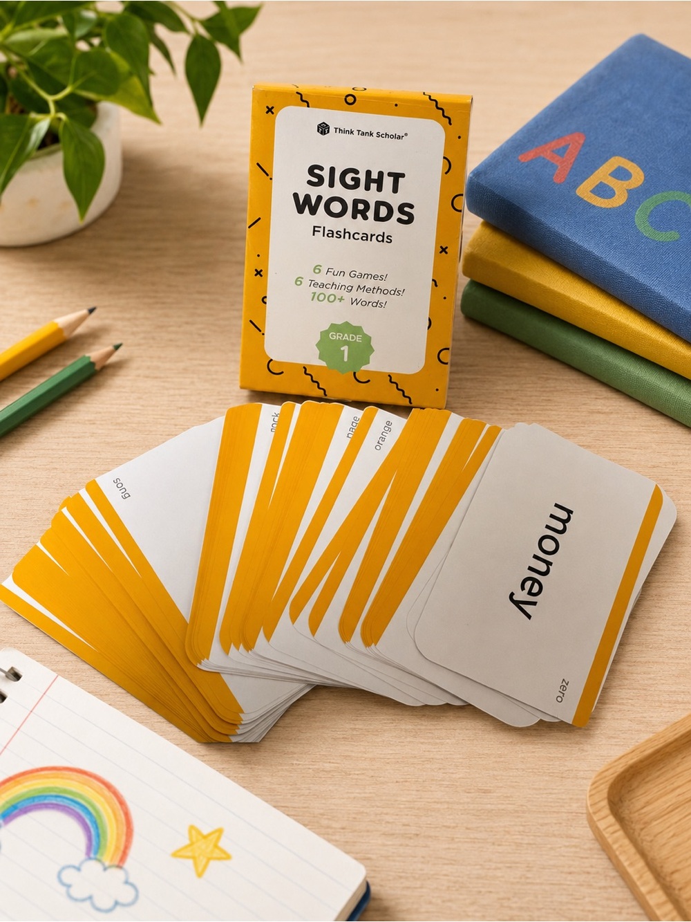 First Grade Sight Words Flashcards Think Tank Scholar Reading Homeschool Study